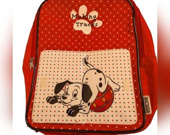 Disney 102 Dalmatian vintage red polka dot backpack