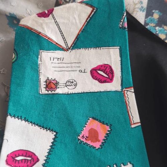 Vintage Ricky b. Love letter print vest size XL View 4