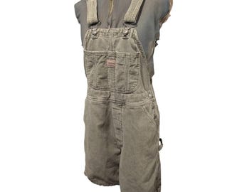 Mono corto de pana de algodón para mujer Unionbay Vintage Y2K color verde salvia, talla M