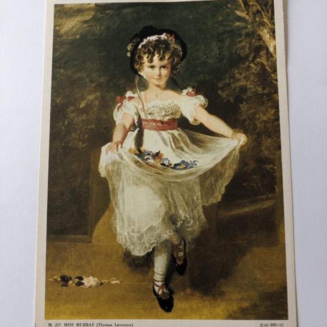Miss Murray Vintage Litho Art Print by Thomas Lawrence - Etsy