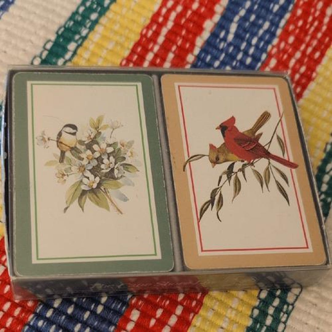 Vintage Bird Themed Playing Cards Sets - Etsy