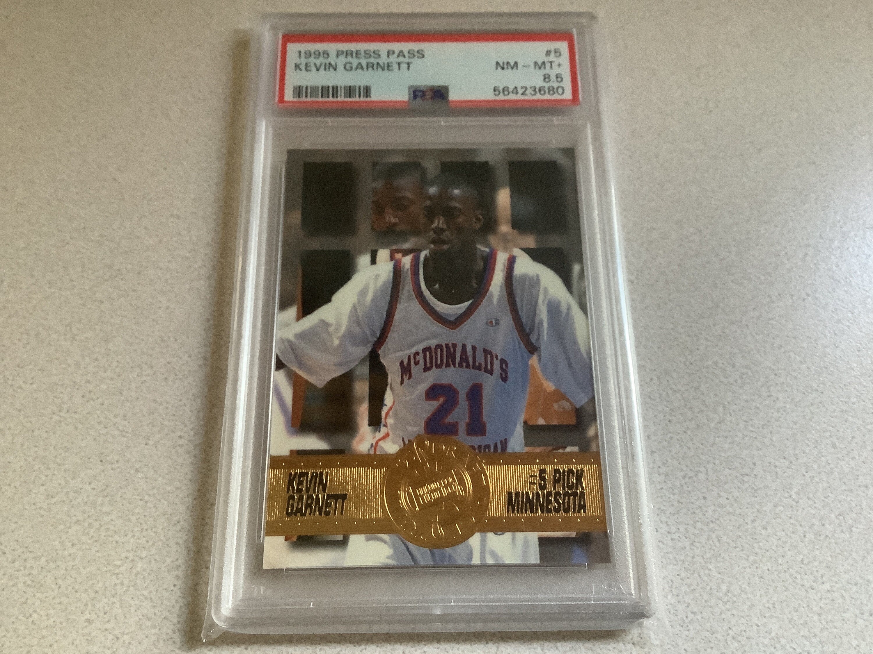 Kevin Garnett Rookie Card - Etsy