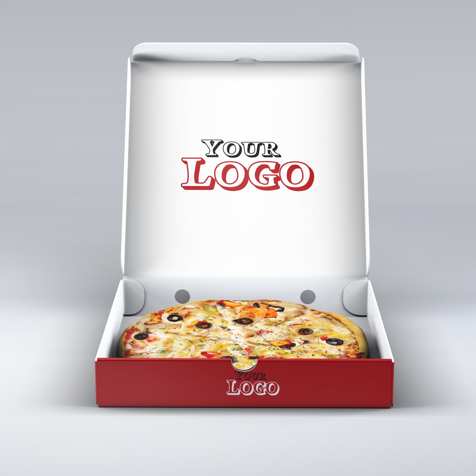 Personalized pizza boxes
