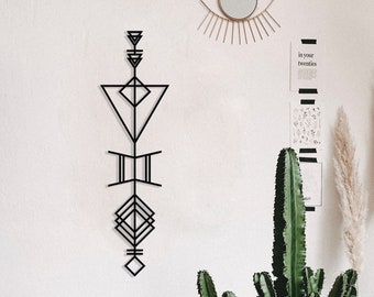 Decorazione da parete in metallo Gemelli: segno zodiacale dell'astrologia