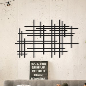 Modern Luxury Geometric Metal Wall Art, Modern Minimalist Metal Wall Decor, Abstract Wall Art, Metal Wall Sculpture, Housewarming Gift