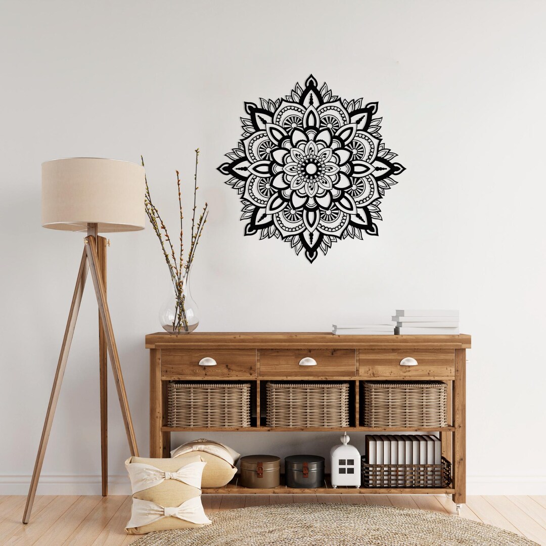 Mandala Metal Wall Art – Sacred Geometry Decor - Etsy