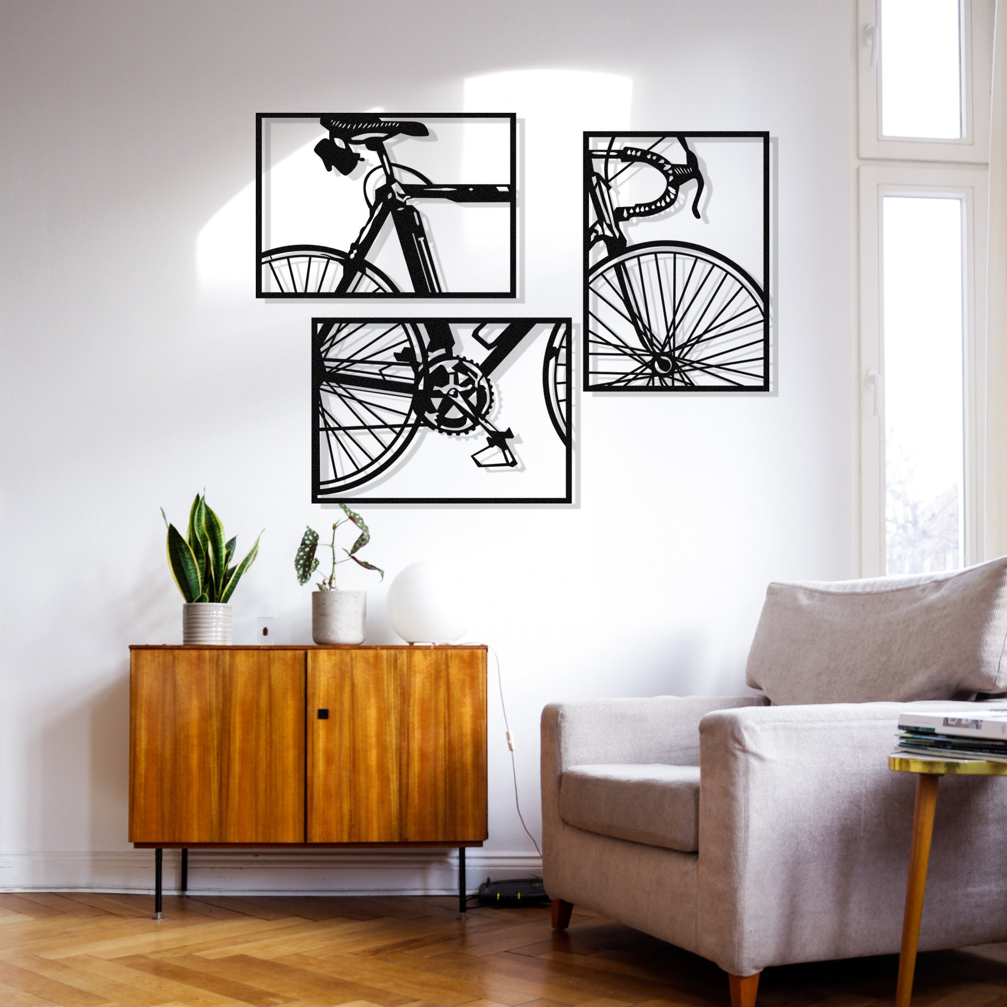 Bicycle Metal Wall Art Bicycle Metal Wall Decor for Cyclist Etsy