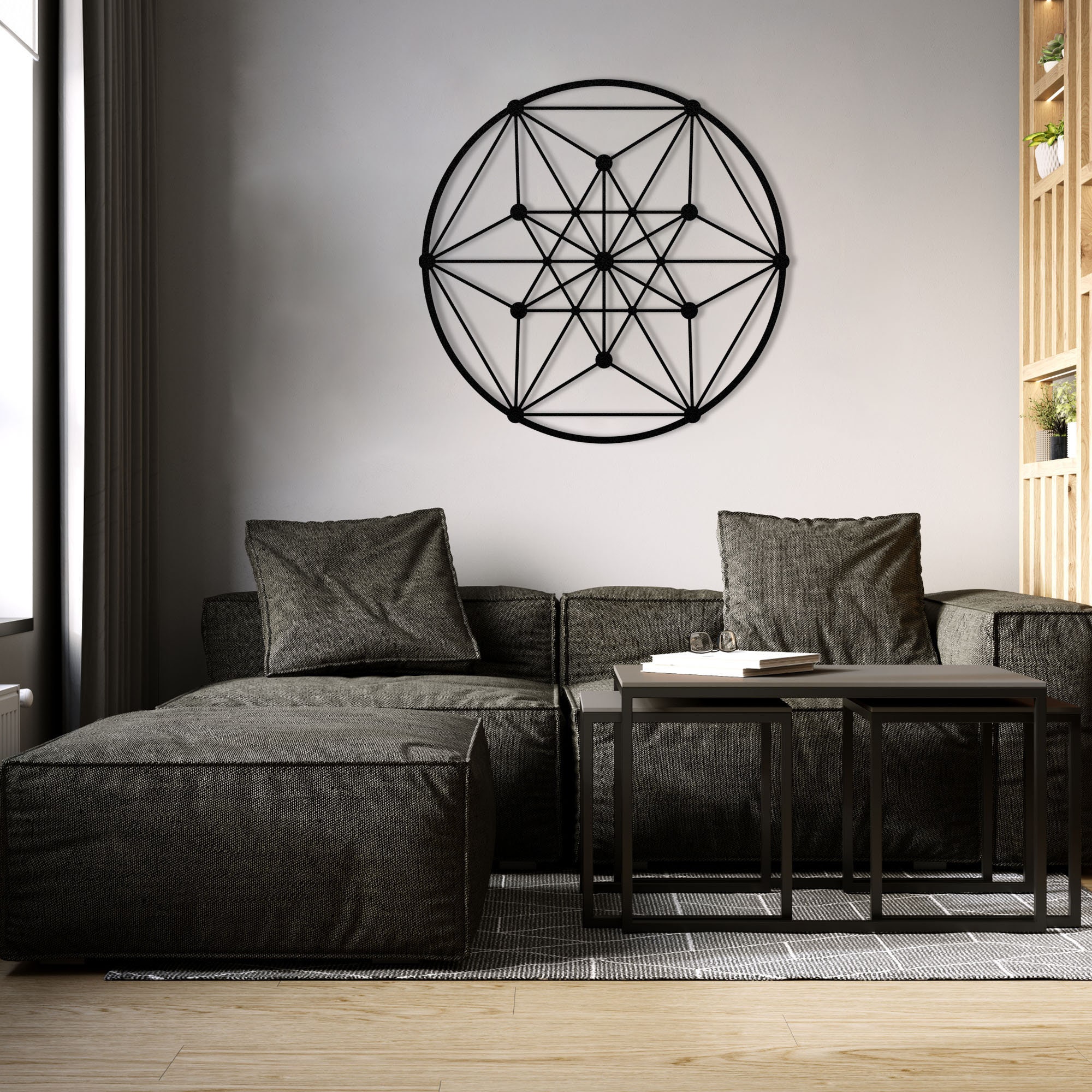 Sacred Geometry Metal Wall Art: Meditation Yoga Zen Decor - Etsy