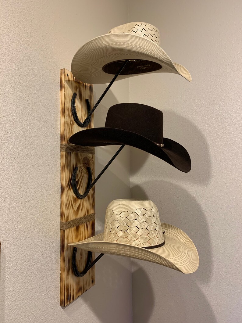 Horseshoe Hat Rack Etsy