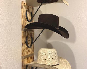 Hat Rack Holds 3 Hats Hat Rack Western Style Hat Rack