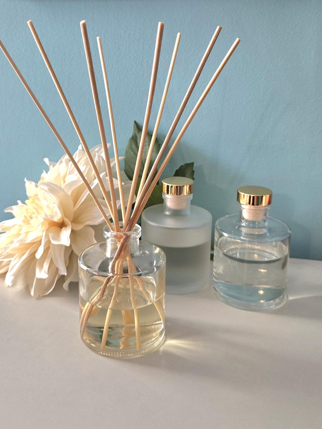 Reed Diffusers - Glass Diffuser Bottle - Choose Your Scent - Etsy