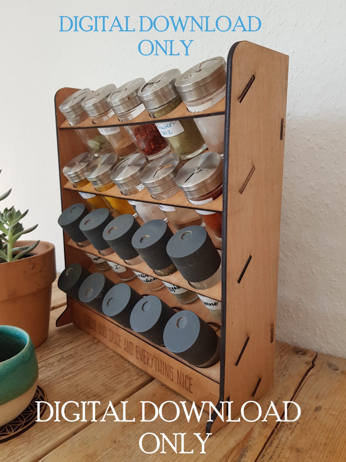 Laser cut spice rack hotsell