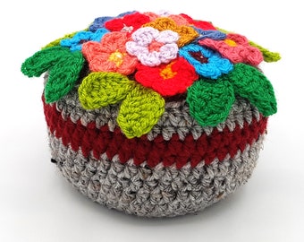Crochet flower pot pattern, amigurumi pattern, crochet pattern, handmade gift
