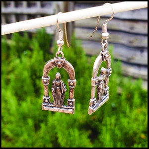 13- Christian Faith Jewelry, Jesus Earrings for Religious, Mothers Day Gift