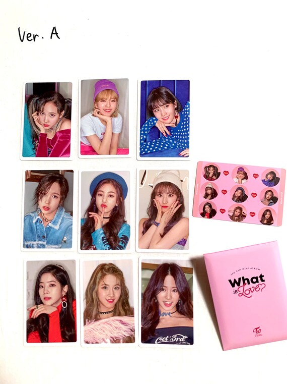 Twice Official Photocard What Is Love 5Th Mini Album Pob - Etsy