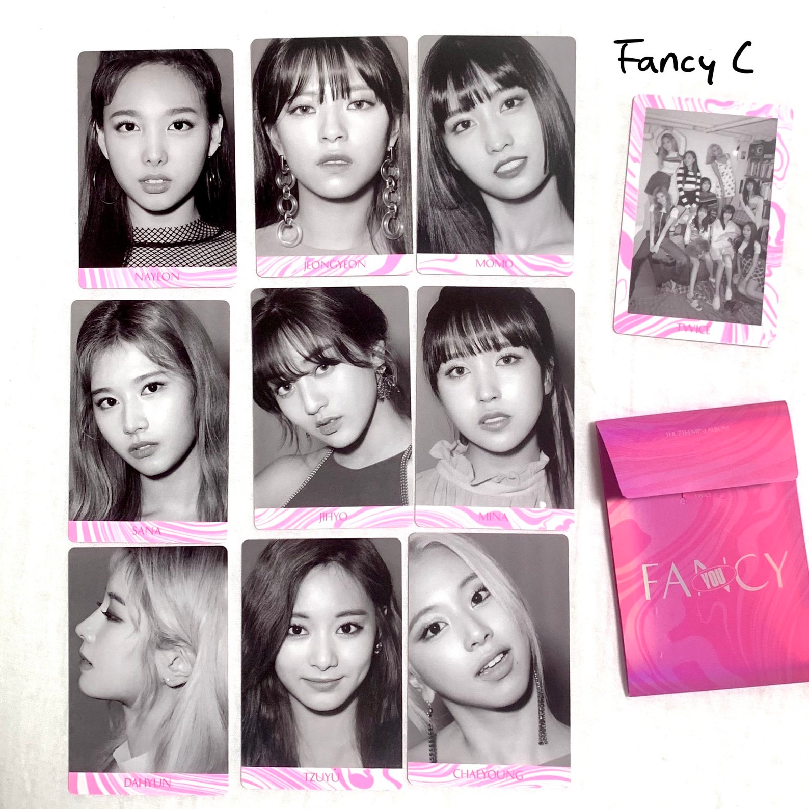 Twice Official Photocard FANCY Preorder Trading Card Etsy UK