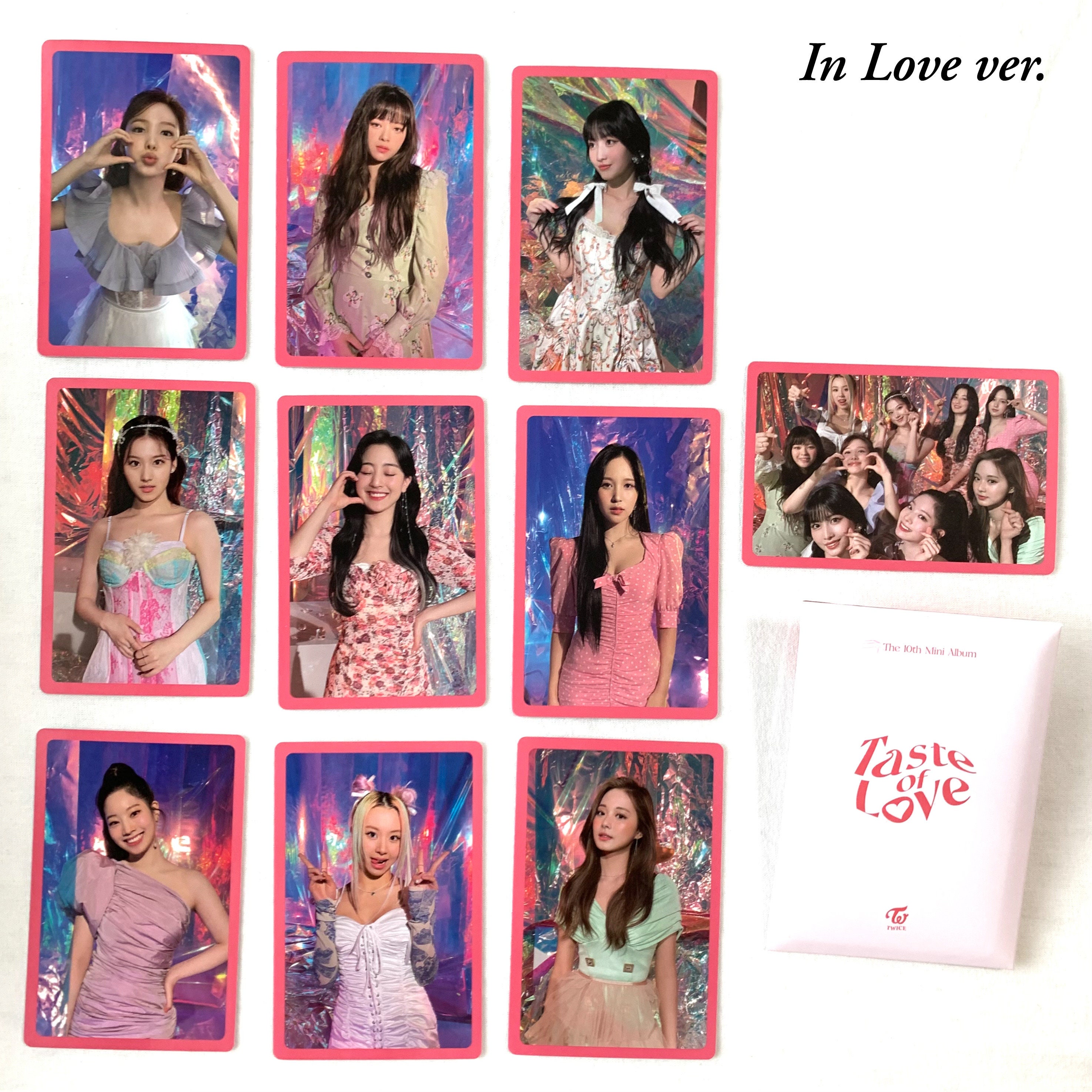 Twice Taste of Love OFFICIAL photocard POB Etsy Nederland