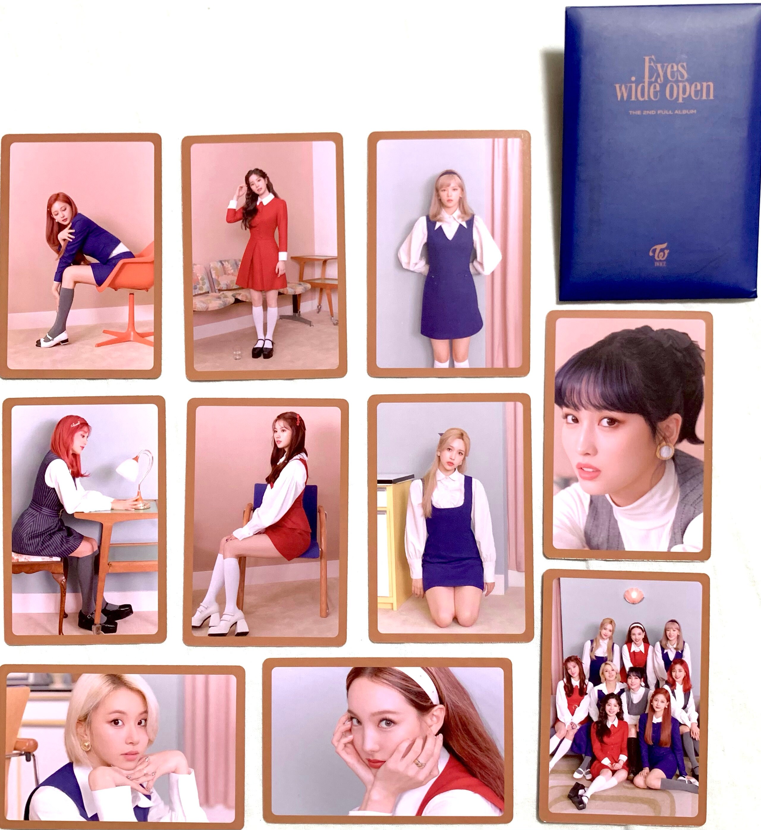 Twice Official Preorder Photocard Eyes Wide Open the Year Etsy