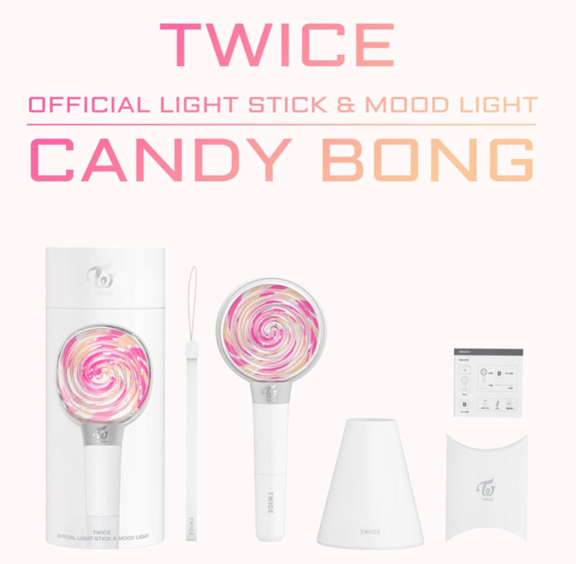 Twice Candy bong ver.1 Z official lightstick kpop idol Etsy