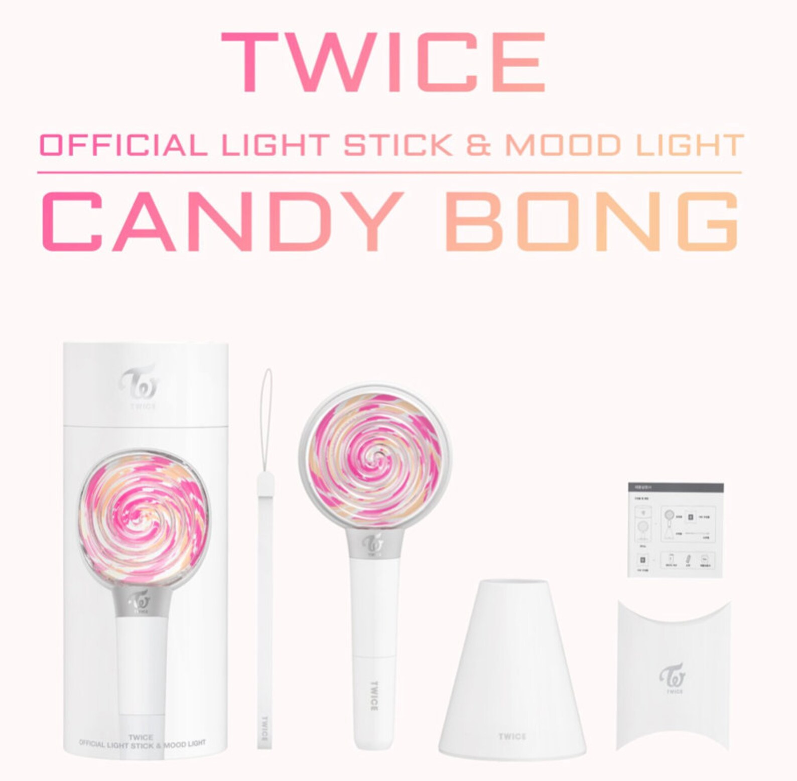 Twice Candybong ver.1 Z official lightstick kpop idol girl Etsy Polska