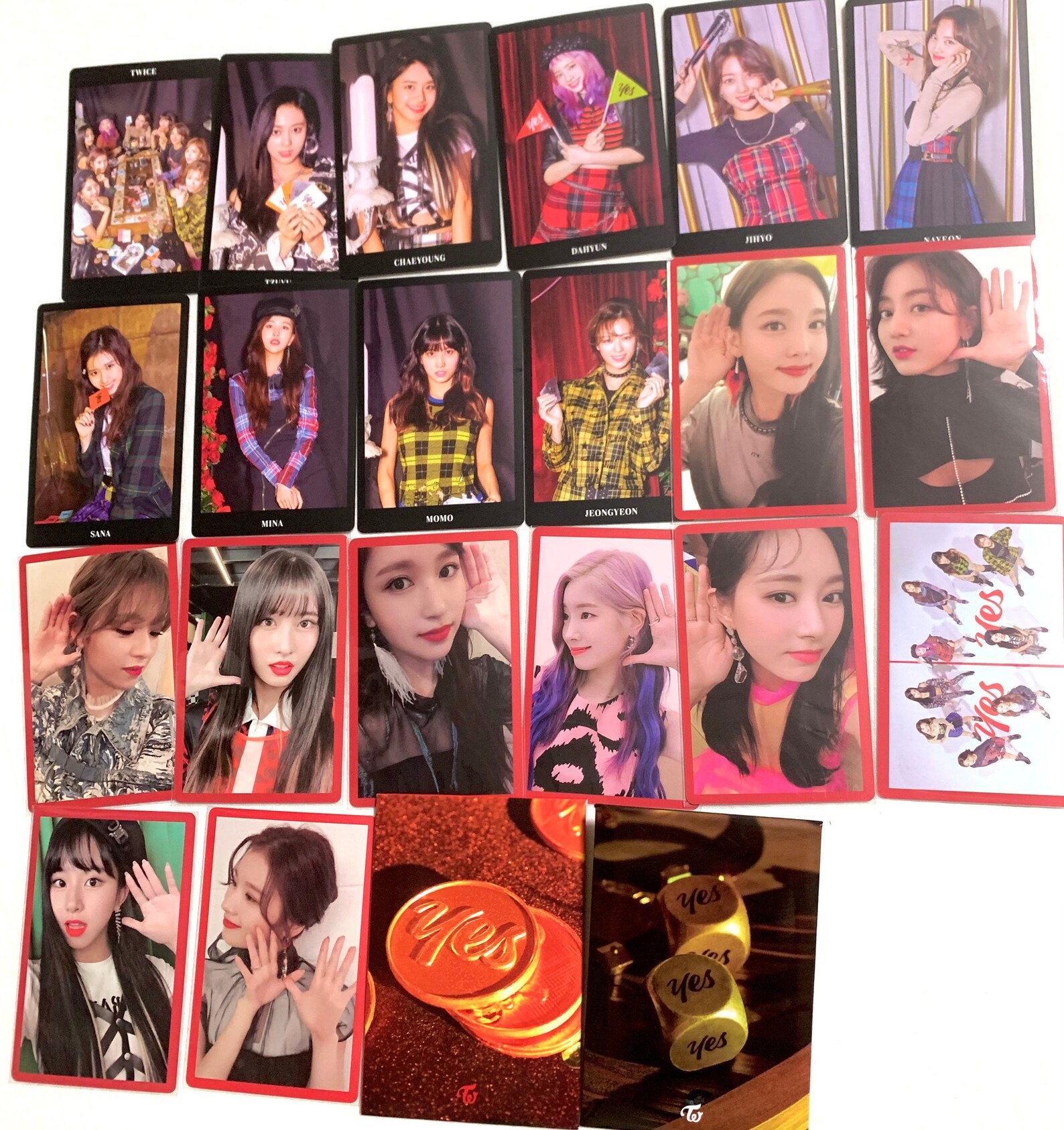Twice Official Photocard Yes or Yes k pop trading card Etsy