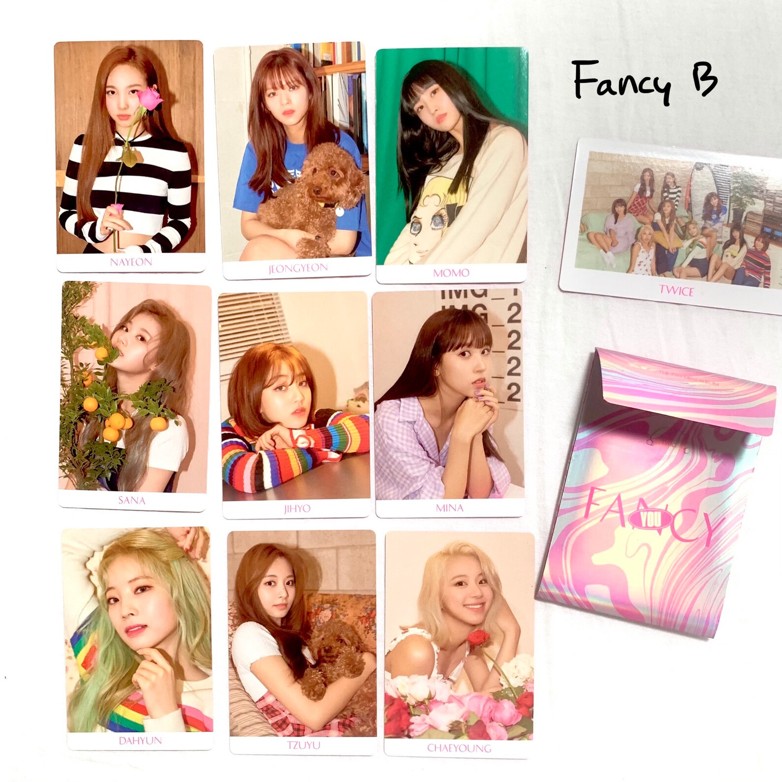 Twice Official Photocard FANCY Preorder Trading Card Etsy UK