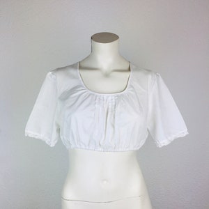 Dirndl blouse (S/Medium) vintage off-white/champagne #23