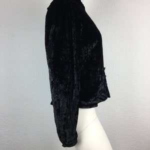 Trachtenjanker M42 traditional jacket black velvet image 5