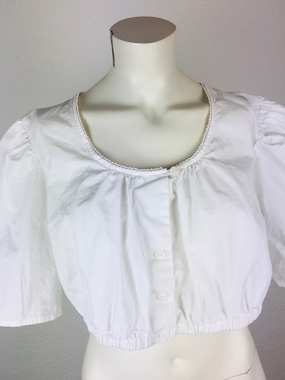 Dirndl blouse (XXL) white #41 - image 2