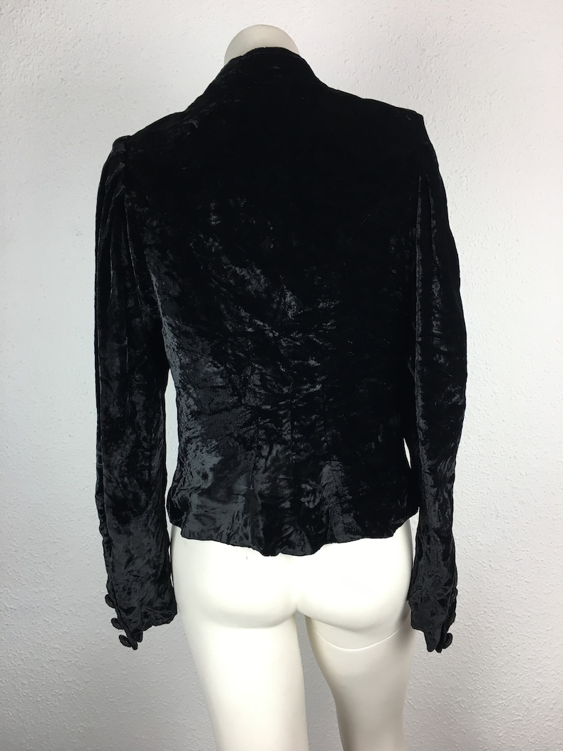 Trachtenjanker M42 traditional jacket black velvet image 7