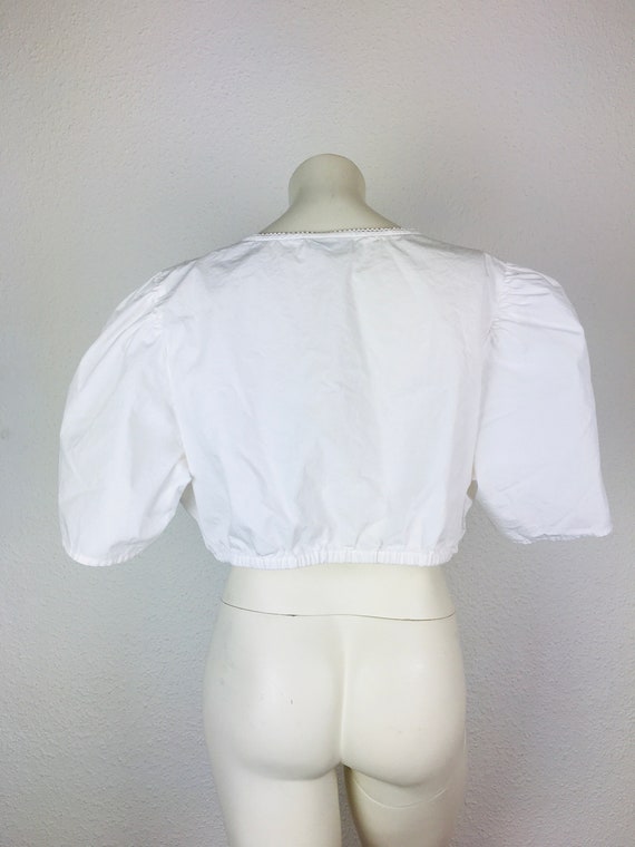 Dirndl blouse (XXL) white #41 - image 4