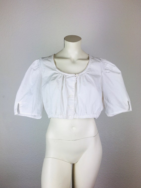 Dirndl blouse (XXL) white #41 - image 1