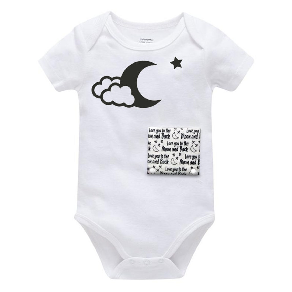 Gtube Onesie Unisex Tubie Bodysuit Preemie adattiva Etsy