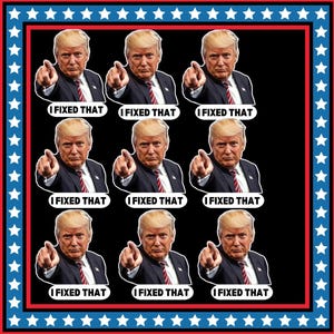 20 pc Donald Trump sticker pack Conservative political decals MAGA themed sticker set Glossy finish Trump stickers Pro-Trump vinyl stickers