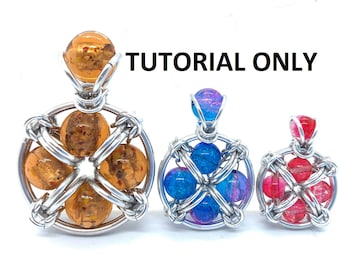 Colgante de botella de poción de cota de malla TUTORIAL