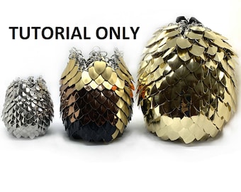 Multiple Sizes Chainmail Scale Dragon Xenomorph Egg TUTORIAL