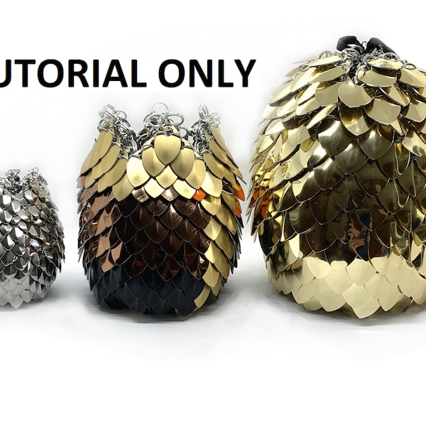 Multiple Sizes Chainmail Scale Dragon Xenomorph Egg TUTORIAL