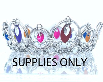 SUPPLIES ONLY Chainmail Scale Dangle Crown