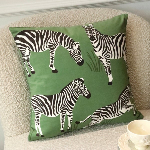 Zebra Pillow Etsy