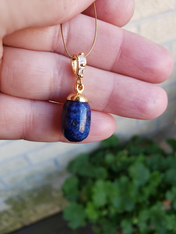 ★HARANG★ HR 321N_Lapis Lazuli Necklace Lapis Lazuli Necklace - Silversmith Lapis Lazuli Pendant
