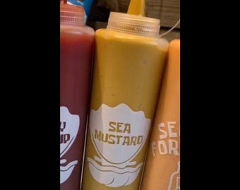 Krusty Krab Condiments svg Spongebob inspired Ketchup, Mustard (Just added a PDF version)