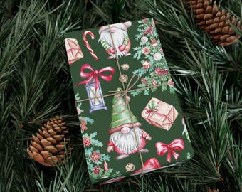Gnome Christmas Tree, Wrapping Paper, Gift Wrap