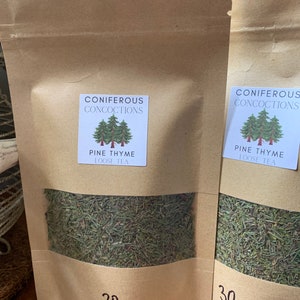 PINE THYME TEA, Soothing Herbal Natural Tea