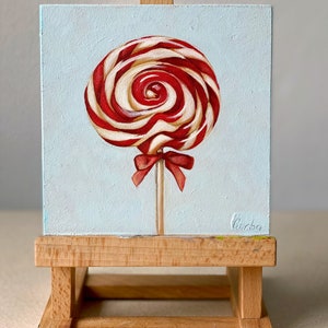 Lollipop Candy Snack. Caramel. Food painting. Still life