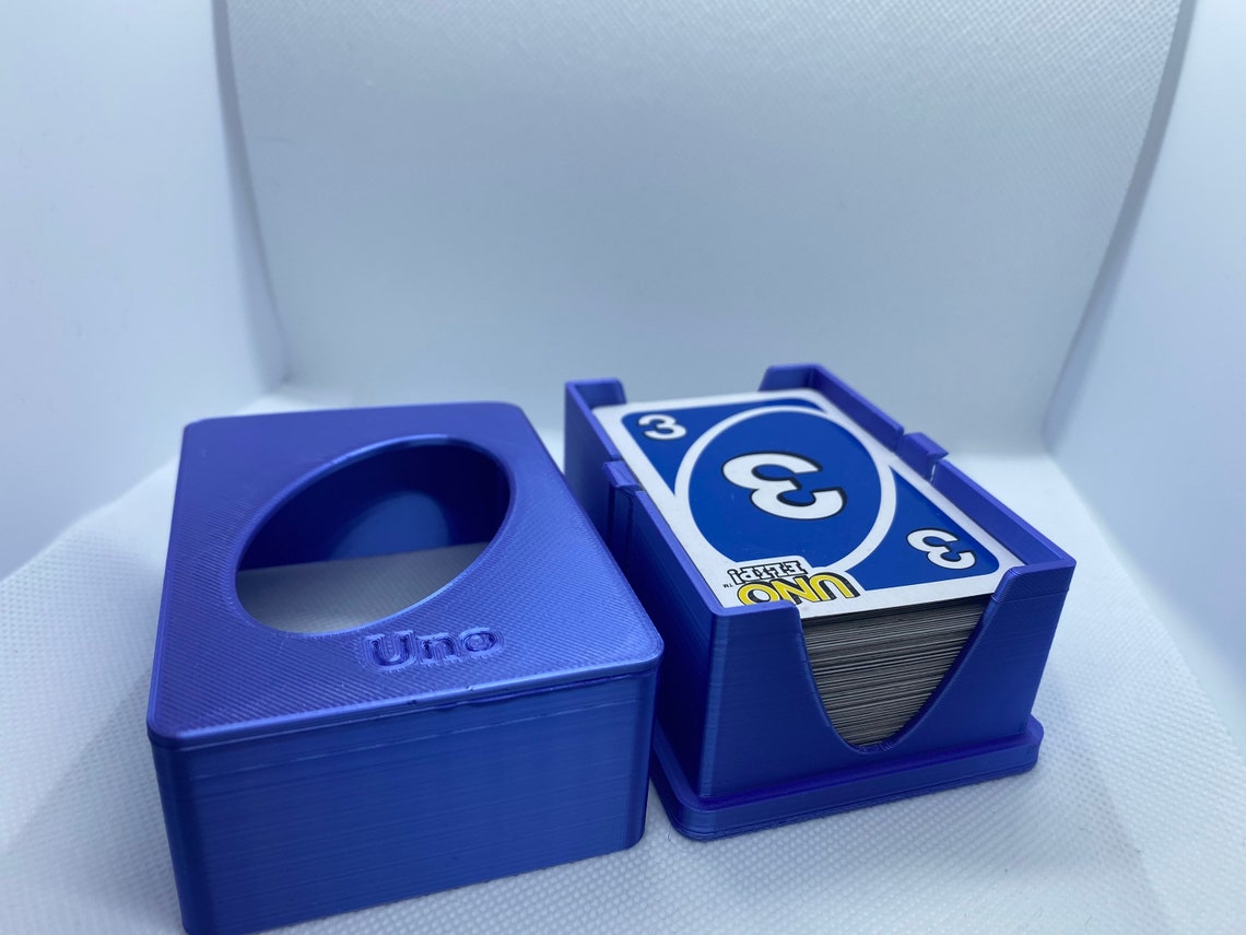 UNO card storage box 3D printed travel case Etsy