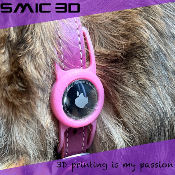 AirTag Dog Collar Holder 3d Printed Etsy