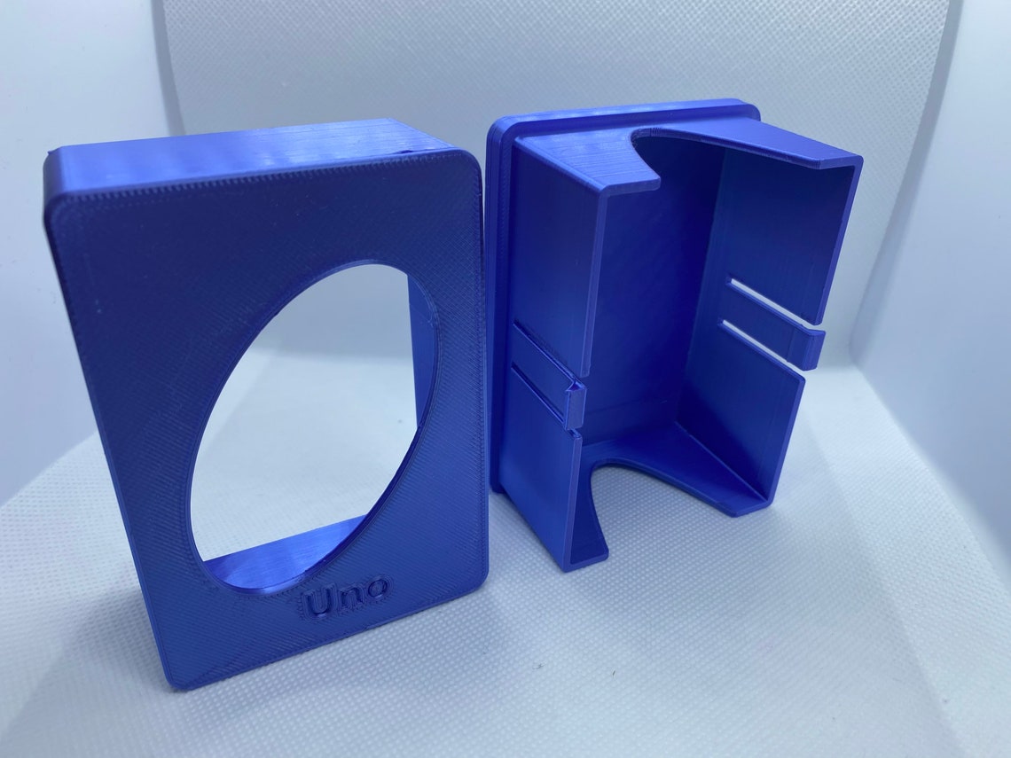 UNO card storage box 3D printed travel case Etsy