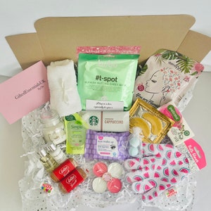 pamper gift box,birthday , Care package , Hug in a box, Mum sister,Best friend, Thinking of you, Hamper , De-stress, Gift for her birthday