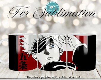 Design per tazza per sublimazione, modello per tazza anime, design per stampa a sublimazione su tazza, design per stampa a sublimazione su tazza, PNG per stampa a sublimazione su tazza, PNG per caffè