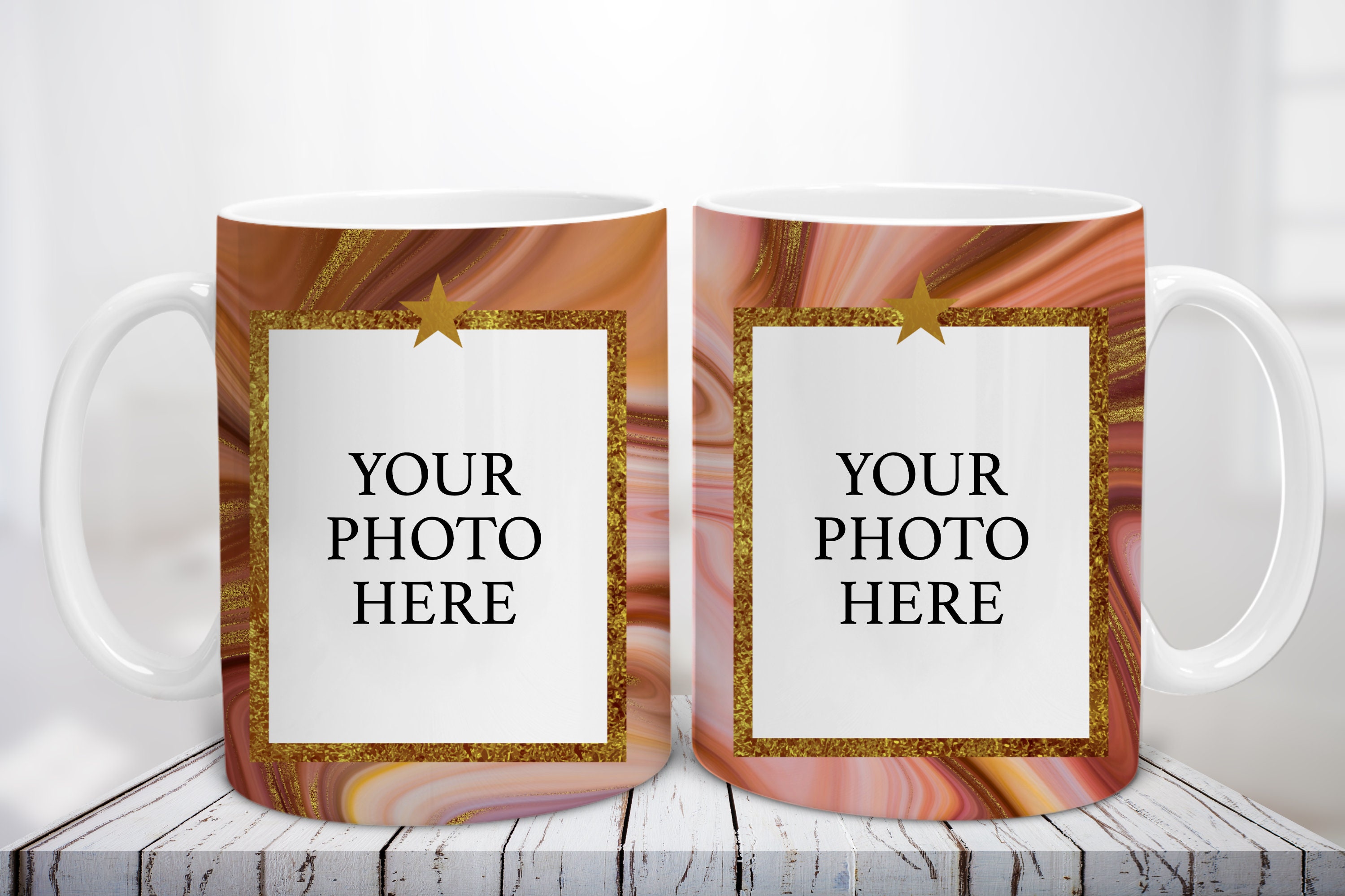 Sublimation Designs for Mugs Photo Frame. Sublimation Mug Etsy Canada